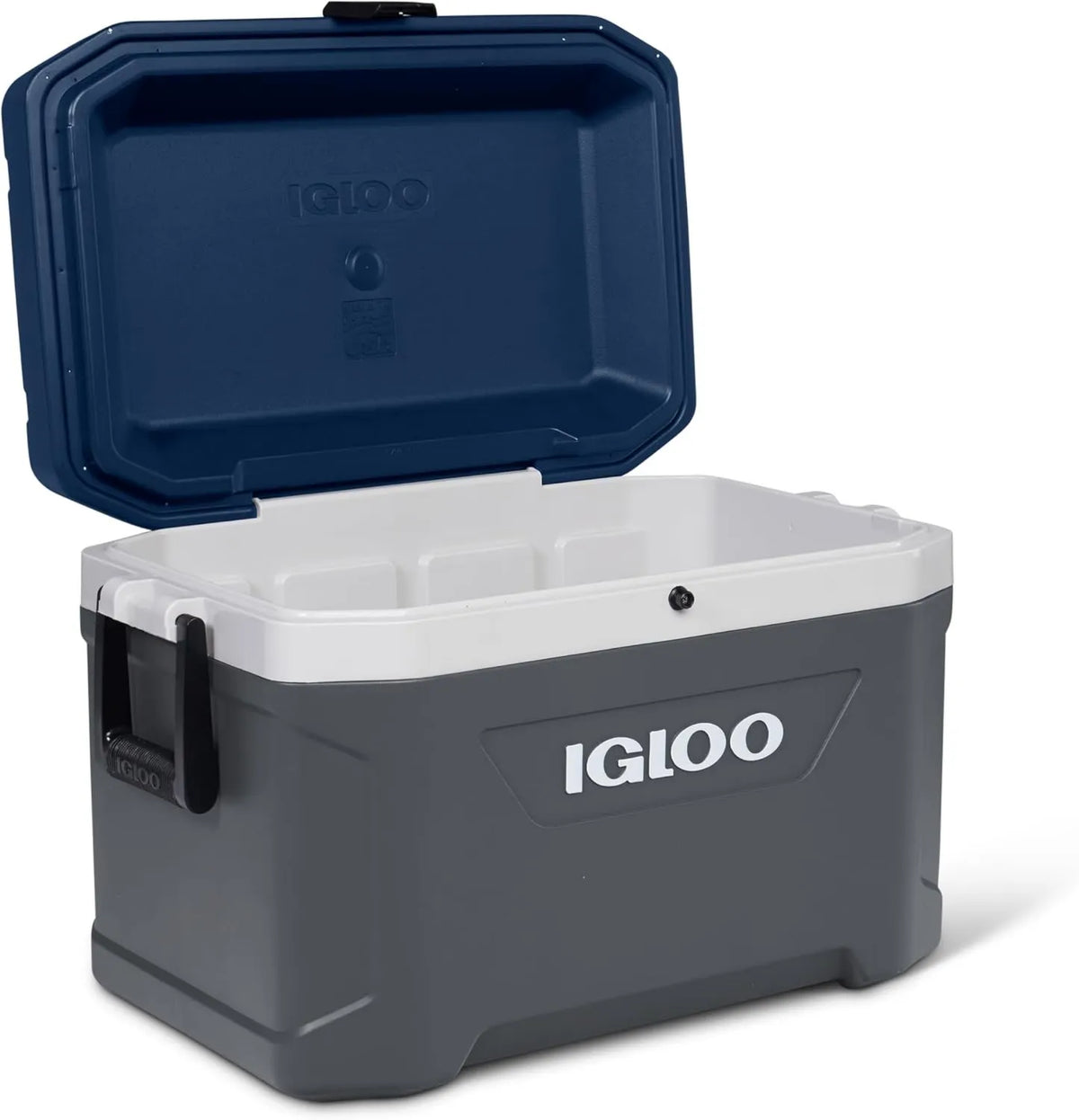 Lodówka, IGLOO Maxcold 54 Lodówka 51L, wytrzymała pasywna lodówka z długim chłodzeniem, solidna pokrywa, łatwa w czyszczeniu, na napoje i żywność