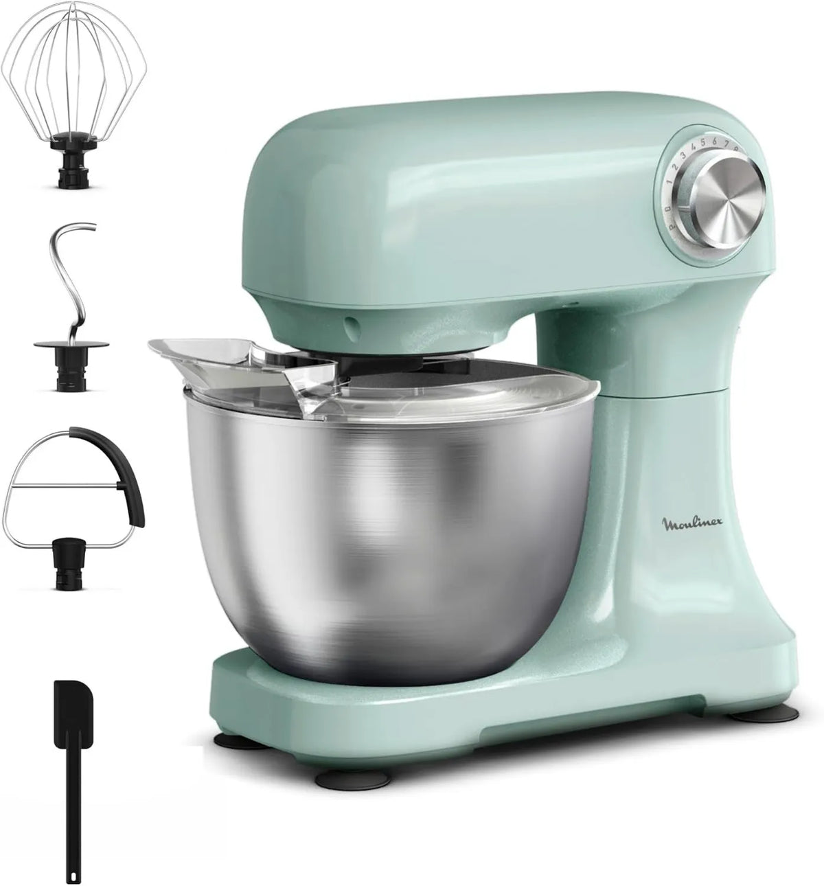 Moulinex mikser planetarny, Robot, pizza, do bicia, piec Prosty Robot Compact biczowanie