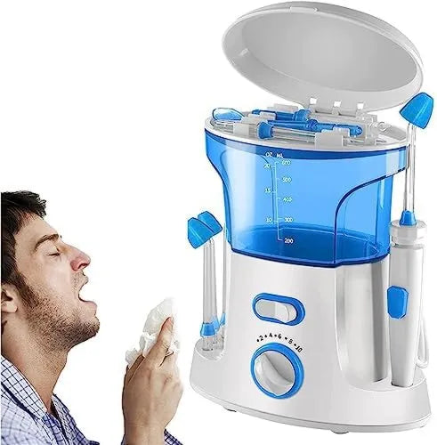 Generic, 10 trybów ciśnienia, Nasal elektryczny system nawadniania nosa z technologii pulsacji, Dysza obrotowa 360 ° do zmniejszenia zatoki w