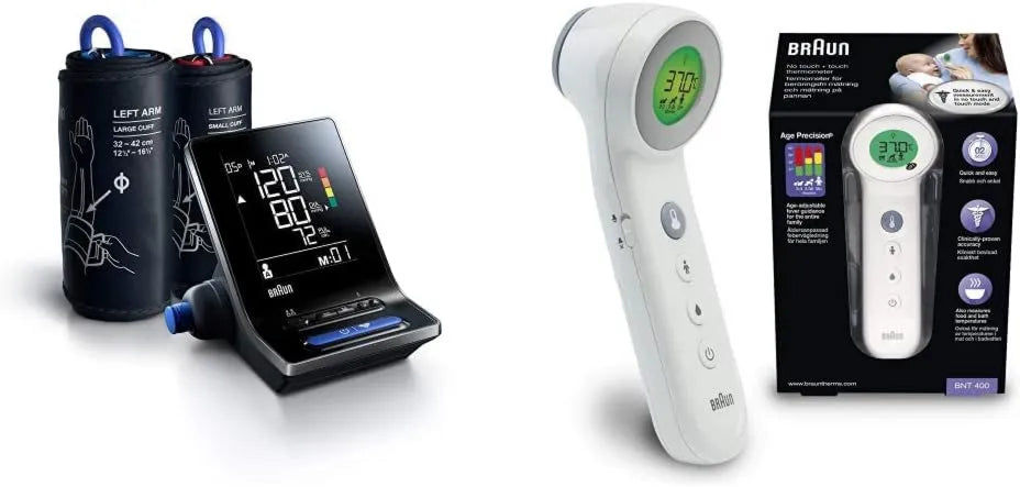 Braun, BUA6350EU BNT400WE Termometr, Bluetooth, biały