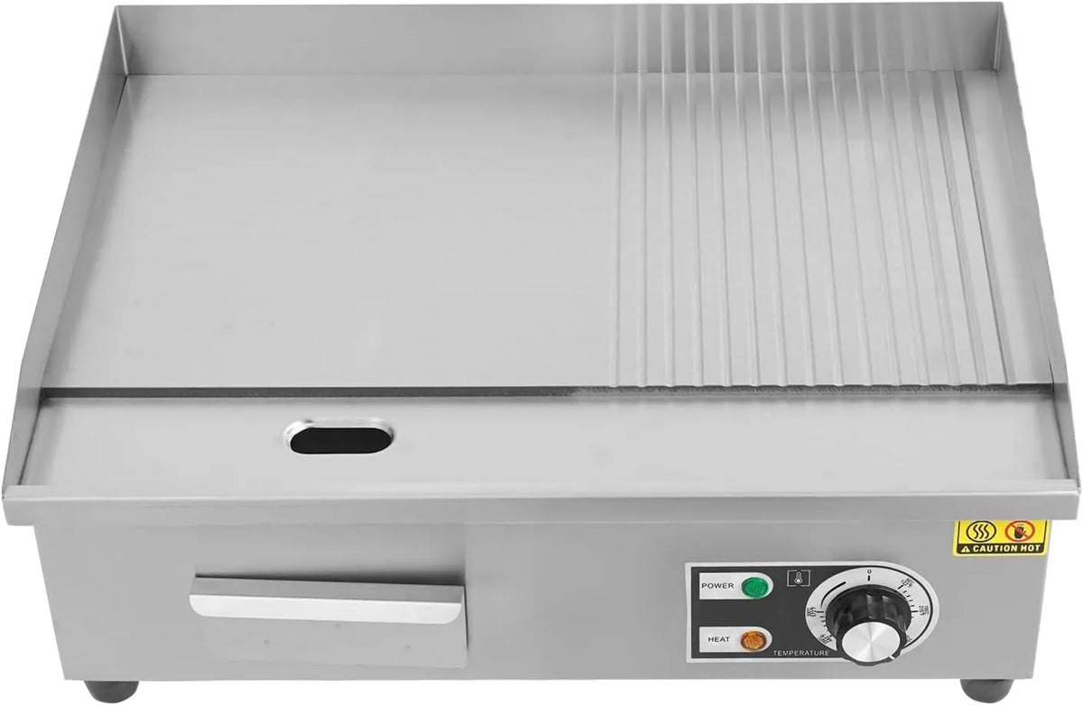 WINPANG, Grill, 3000 W, profesjonalny, stal nierdzewna, srebro