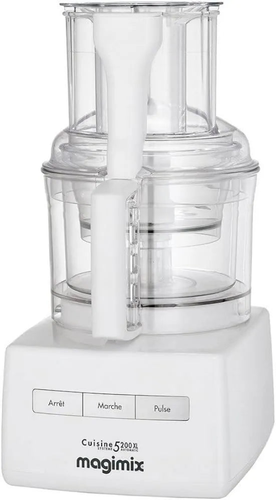 Magimix robot kuchenny, Kompaktowy 5200 XL Srebrny / Biały, ZZZ, biały, maszyna do gotowania