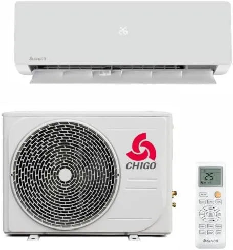 Générique klimatyzator split, Klimatyzator, 3500 W, Salon Dekoracji, Inwerter, Chigo Odwracalne 12.000 BTU 3500 W Pompa ciepła A + +