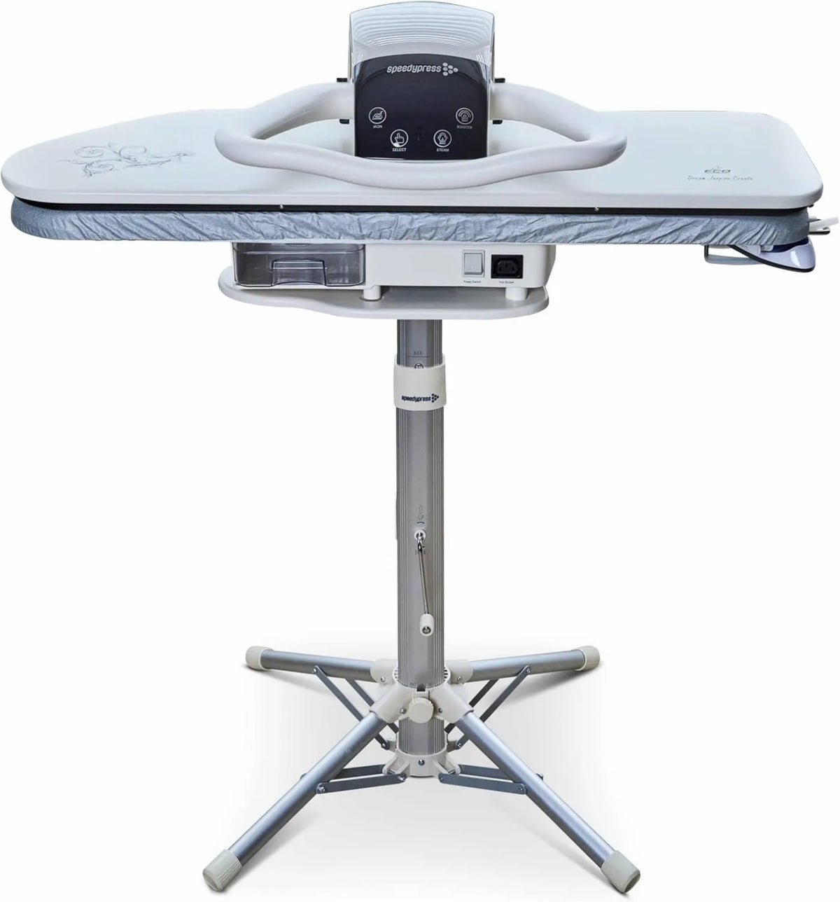 Speedypress, 91HD Pokrywa, Prasa, Filtr, Prasa do prasowania parowego, System filtracji wody pitnej, 91 cm, Profesjonalny, biały