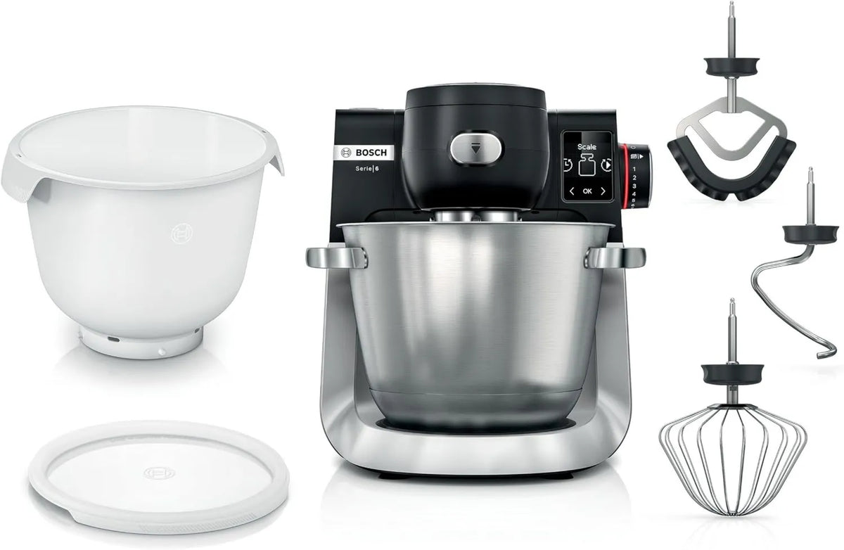 Bosch MUMS6ZS18 robot kuchenny, 5,5 l, 3,5 kg, 1600 W, praca automatyczna, robot kuchenny seria 6, waga zintegrowana, automatyczne programy