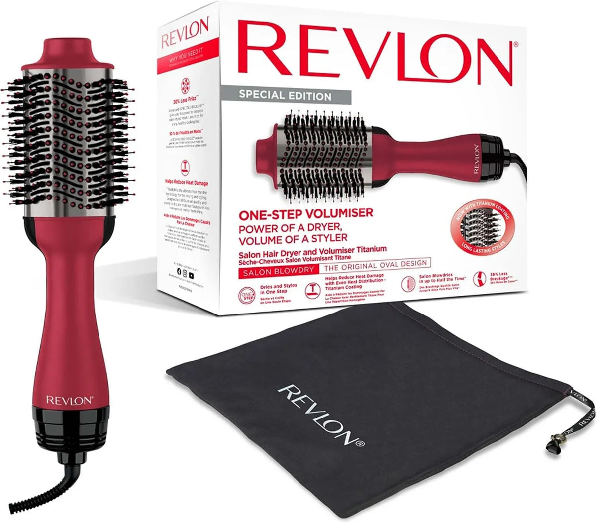 REVLON suszarka do włosów, RVDR5279UKE One- Step Salon Volumizing Titane