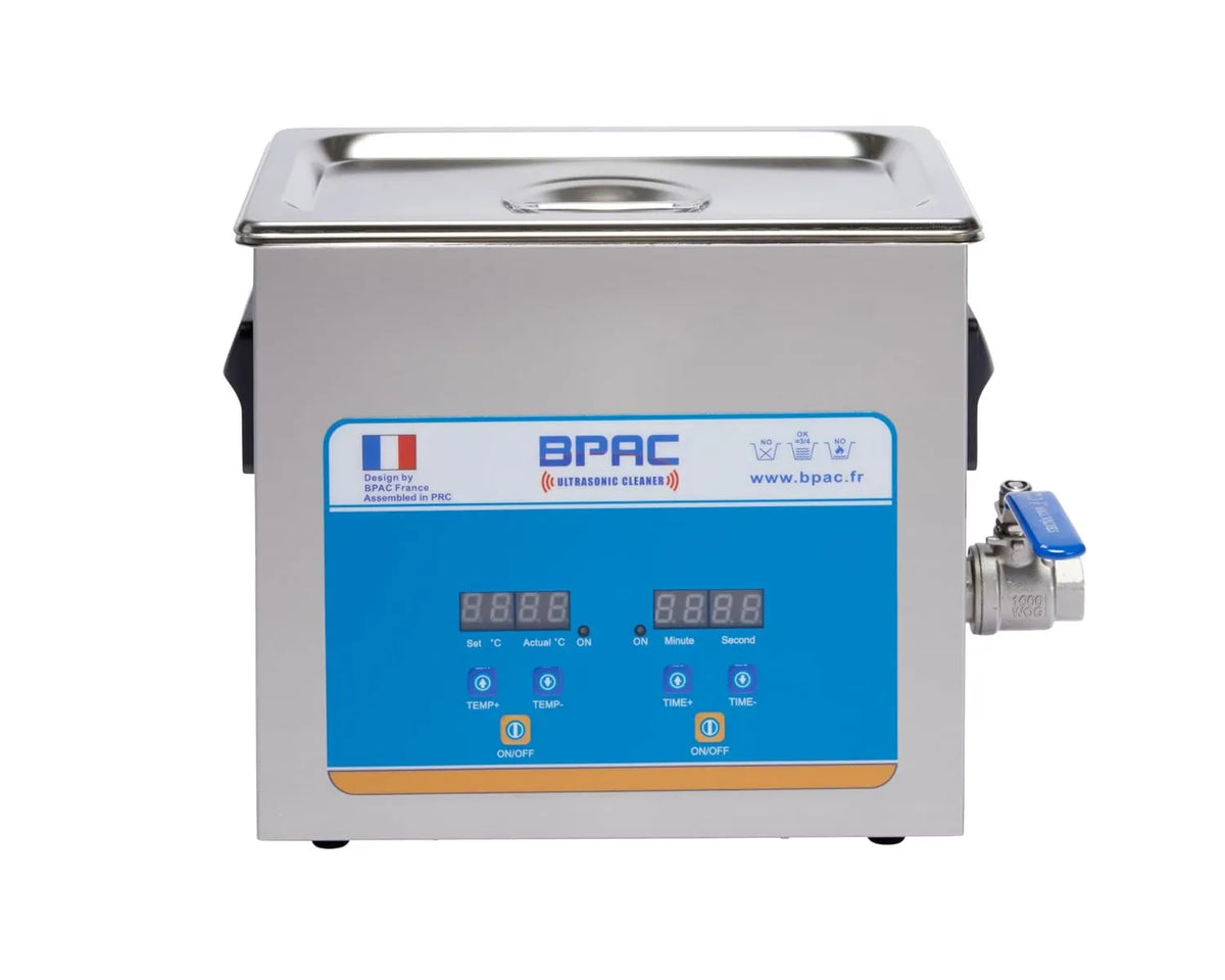 BPAC, Ultrasoniczny zbiornik do czyszczenia, czyszczący, 3 l, 120 W, profesjonalny i osobisty