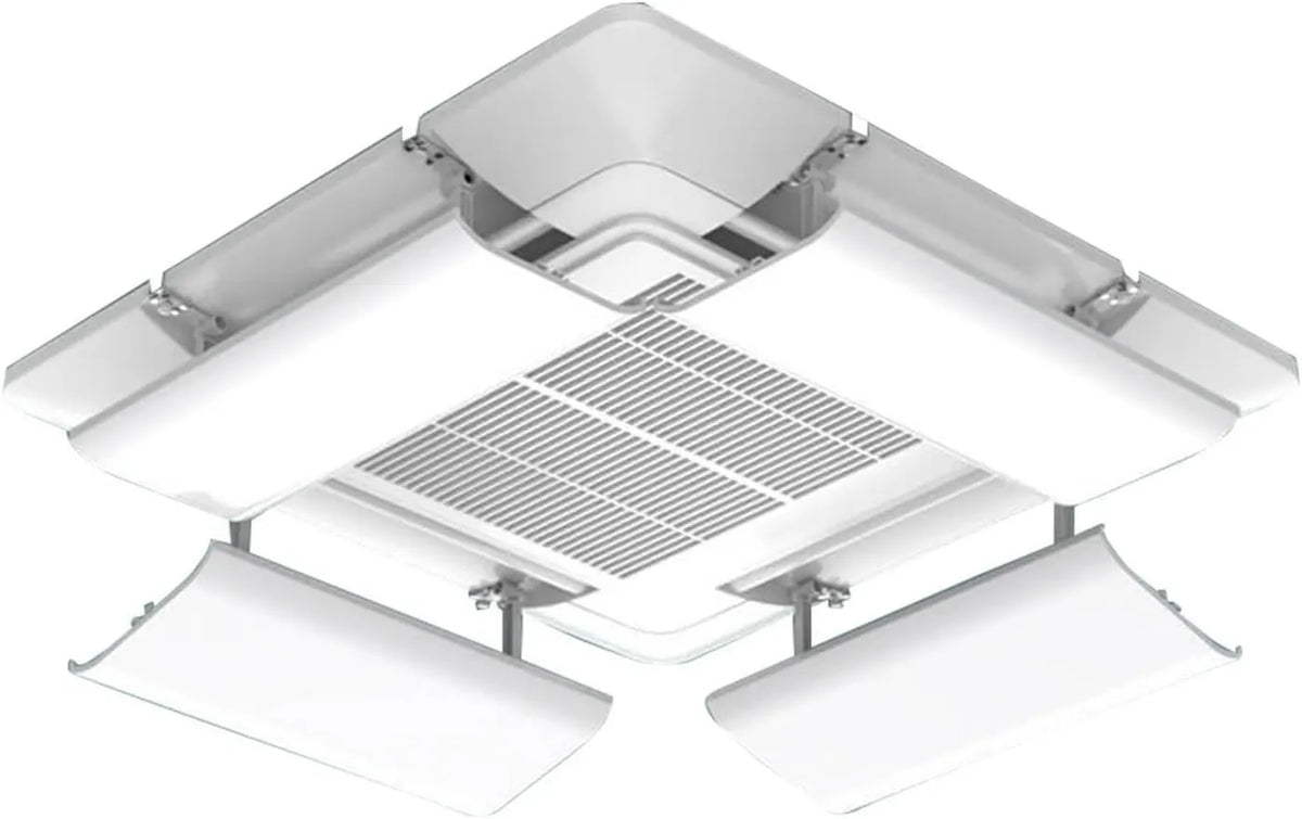 Générique, Klimatyzator cm, 17, 43 cm, Zestaw 4 sztuk, Generyczny regulowany klimatyzator deflektor, Odwracalna Air Froid Mount, Idealny dla seniorów