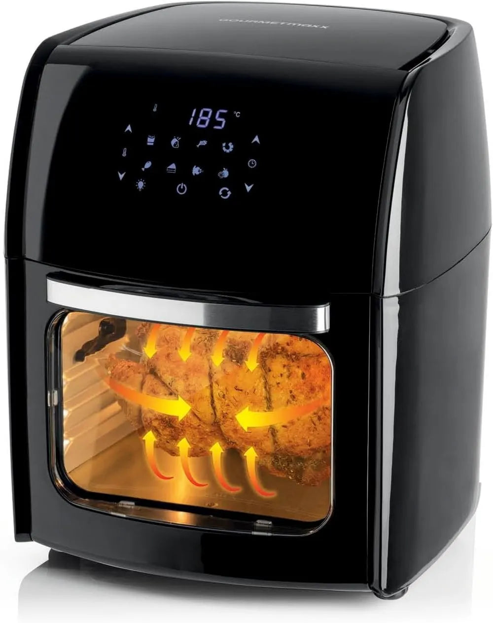 GOURMETmaxx frytkownica beztłuszczowa, XL 12, 12 l, 9 programów, minutnik