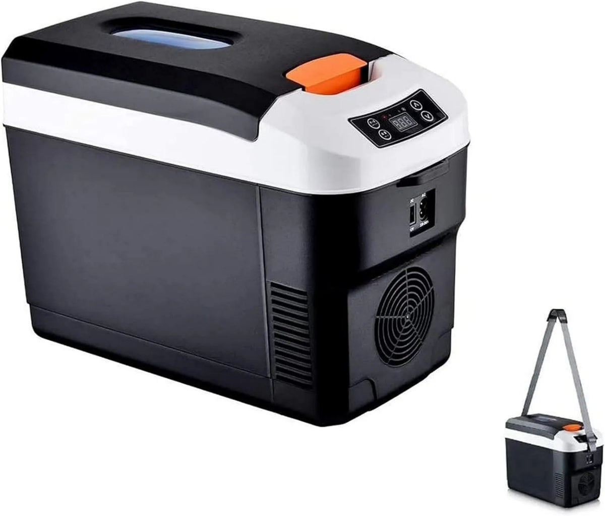 MOOWI minilodówka, Zamrażarka V, 24, 10 l, 12 V, przenośna, 110 ~ 240 V, mała lodówka Mini lodówka samochodowa, zamrażarka kompaktowa