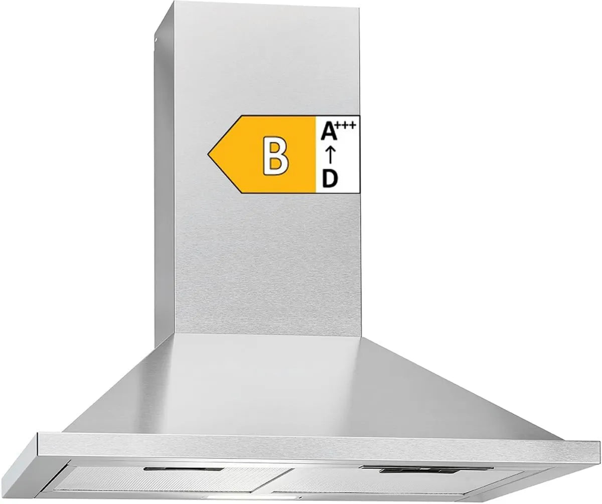 Bomann okap kuchenny, DU652-1-inoksInoxHotte Suction kaptur, 60 cm, 205 m3 / h, oświetlenie LED, stal nierdzewna, biała, cieplejsza biała 2 W DU652-1-inoxInoxHotte