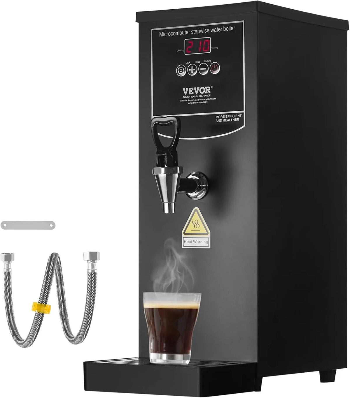 VEVOR, WEVOR czajnik elektryczny, profesjonalny, Hot Water fontanna w sieci z 50 l / h natężenia przepływu