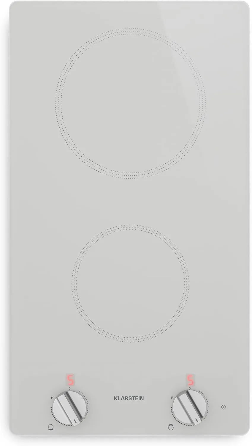 KLARSTEIN płyta grzewcza, Płyta indukcyjna, 30 cm, 2 pola grzewcze, 3500 W, stół indukcyjny do gotowania, Boost, Płyta indukcyjna 2 Światła, Sterowanie obrotowe