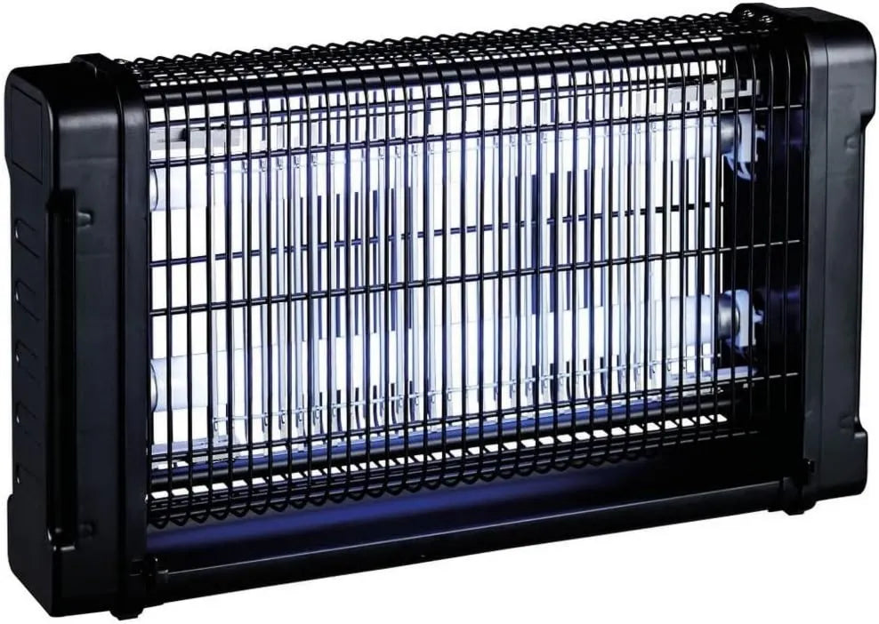 INTEC, Lampa do germidów UV 30 W UV- C, Trap, 30 W, 100 m, plener, grill, czarny