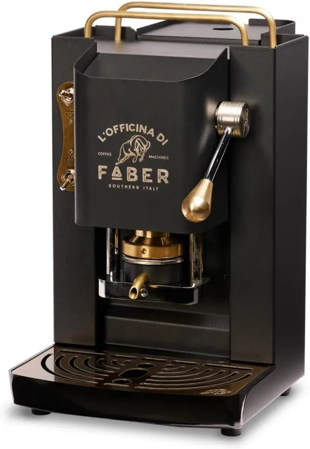 Maszyna do kawy Faber PRO Total Deluxe Mosiądz Wafle Papier Ese 44mm, 15 bar
