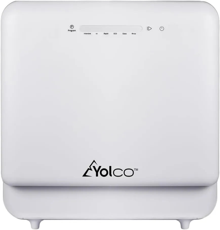 Yolco zmywarka przenośna, Zmywarka, 5 l, 230 V, DWM01, przenośny, duży zbiornik, kemping, bez podłączenia do wody stałej, kompaktowy