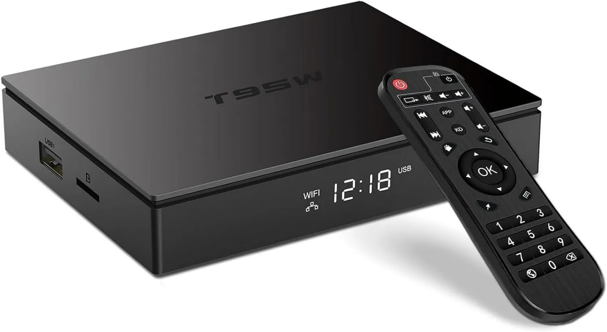 Dulmssxy, Smart TV, TV, Android T95 W 4GB, 4K UHD, HDMI, Wi-Fi, efekt 3D, Android OS, DLNA streaming, 0GHz WiFi BT5, 0 10, T95 W Android 11.0 4GB RAM 32GB 32Go