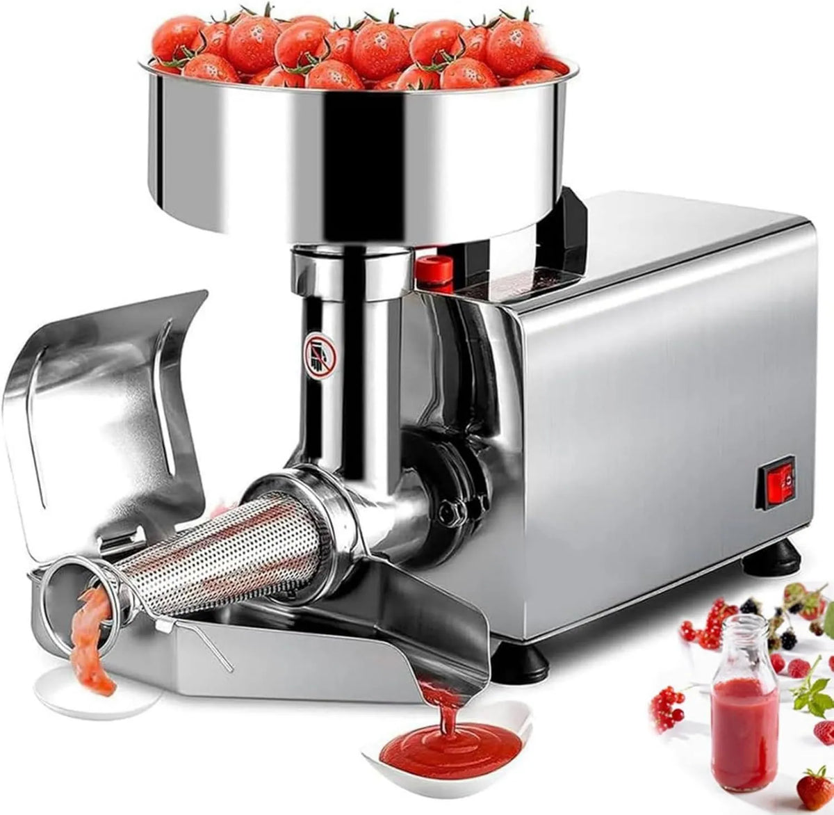 QianCruxtacy, Maszyna Coulis, Prasa, 450 W, 220 V, stal nierdzewna, do tomate sauce