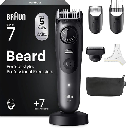 Braun, Series 7 BT7525 Mower Mężczyzna Barbe, Grey