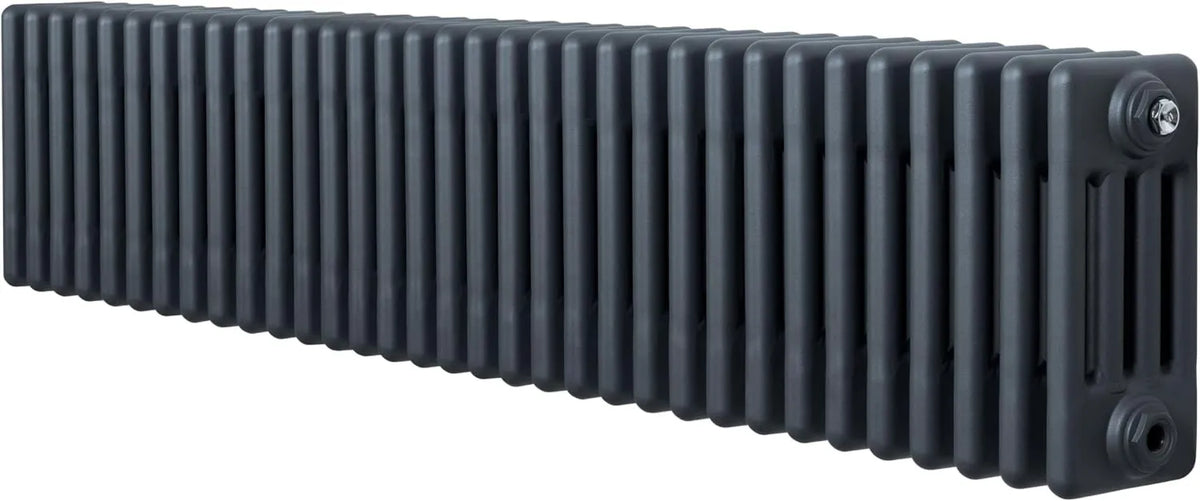 Monster Shop, Grzejnik elektryczny, 300 x 1505 mm, szary, szczotka do czyszczenia i podparcia