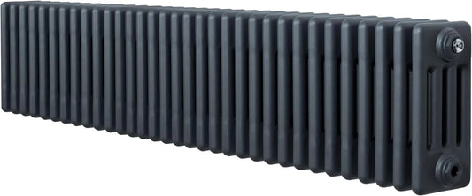 Monster Shop, Grzejnik elektryczny, 300 x 1505 mm, szary, szczotka do czyszczenia i podparcia
