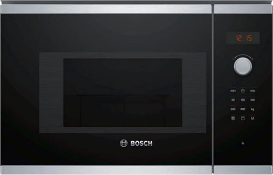 Bosch kuchenka mikrofalowa, BEL523MS0, 60 x 38 cm, 20 l, stal nierdzewna, 4, 5-moc series