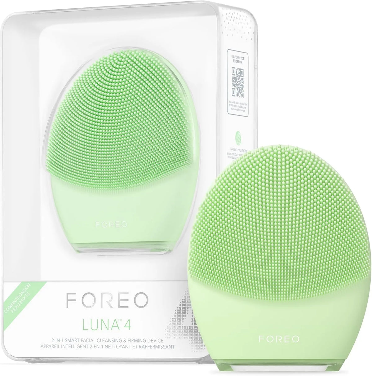 FOREO, LUNA 4 Masażer, Szczotka, PREZES, PREZES LUNA, 4 Szczotka do czyszczenia twarzy