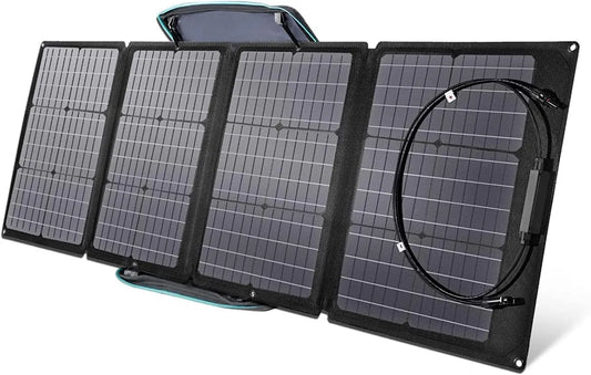 Przenośna stacja zasilania, 110 W, regulacja ustawień, Przenośny panel słoneczny EF ECOFLOW 110W do elektrowni
