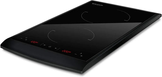 TAURUS płyta grzewcza, Płyta indukcyjna, 600 x 310 x 71 mm, 2 pola grzewcze, 2900 W, stół indukcyjny do gotowania, 2 strefy temperaturowe, średnica do 17, 5 cm