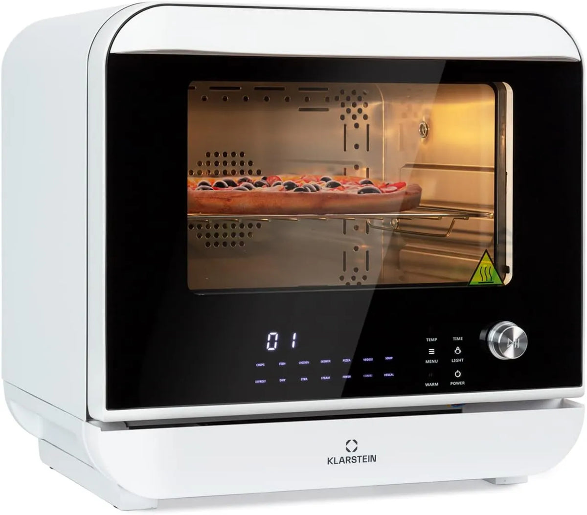 KLARSTEIN frytkownica beztłuszczowa, XL 2450 W Elektryczny grzejnik, 18 l, 2450 W, 10 programów, minutnik, hot hold