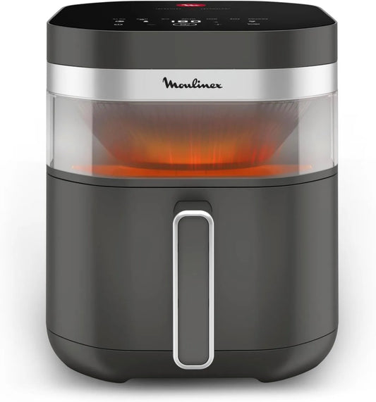 Moulinex EZ832HF0 frytkownica beztłuszczowa, 1,3 kg, Easy Fry Infrared 7L, ekskluzywna technologia podczerwieni, bardziej jednorodna, duża pojemność