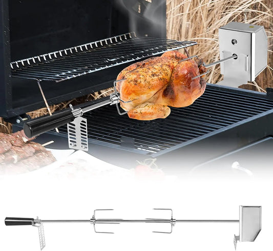 HENGMEI, grill, silnik, 107 cm, 220 V, 240 V, stal nierdzewna, barbecue