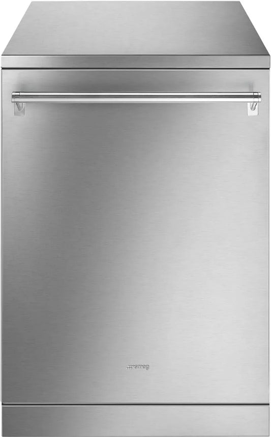 Smeg LVSP34BQSTX zmywarka, 60 cm, stal nierdzewna, praca automatyczna, naturalne suszenie kondensacyjne, Dry Assist + automatyczny system otwierania