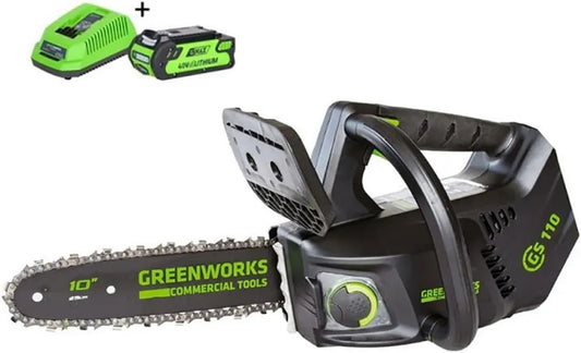 Greenworks GD40CS18K4 pilarka łańcuchowa, 4,0 Ah, 40 cm, silnik bezszczotkowy, Bezszczotkowa piła łańcuchowa 40V