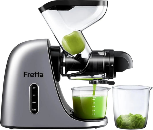 Fretta, Wyciąg z soku, 200 W, cichy, 2-letnia gwarancja, 2 Speedy, BPA- free