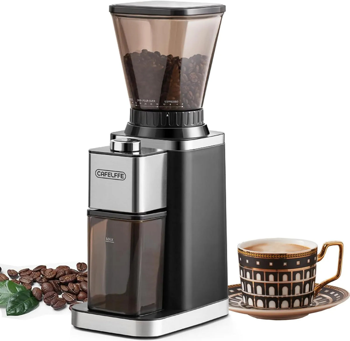 Cafelffe, MK- 301 Mill, młyn do ziaren kawy, stal nierdzewna, do domu MK-301