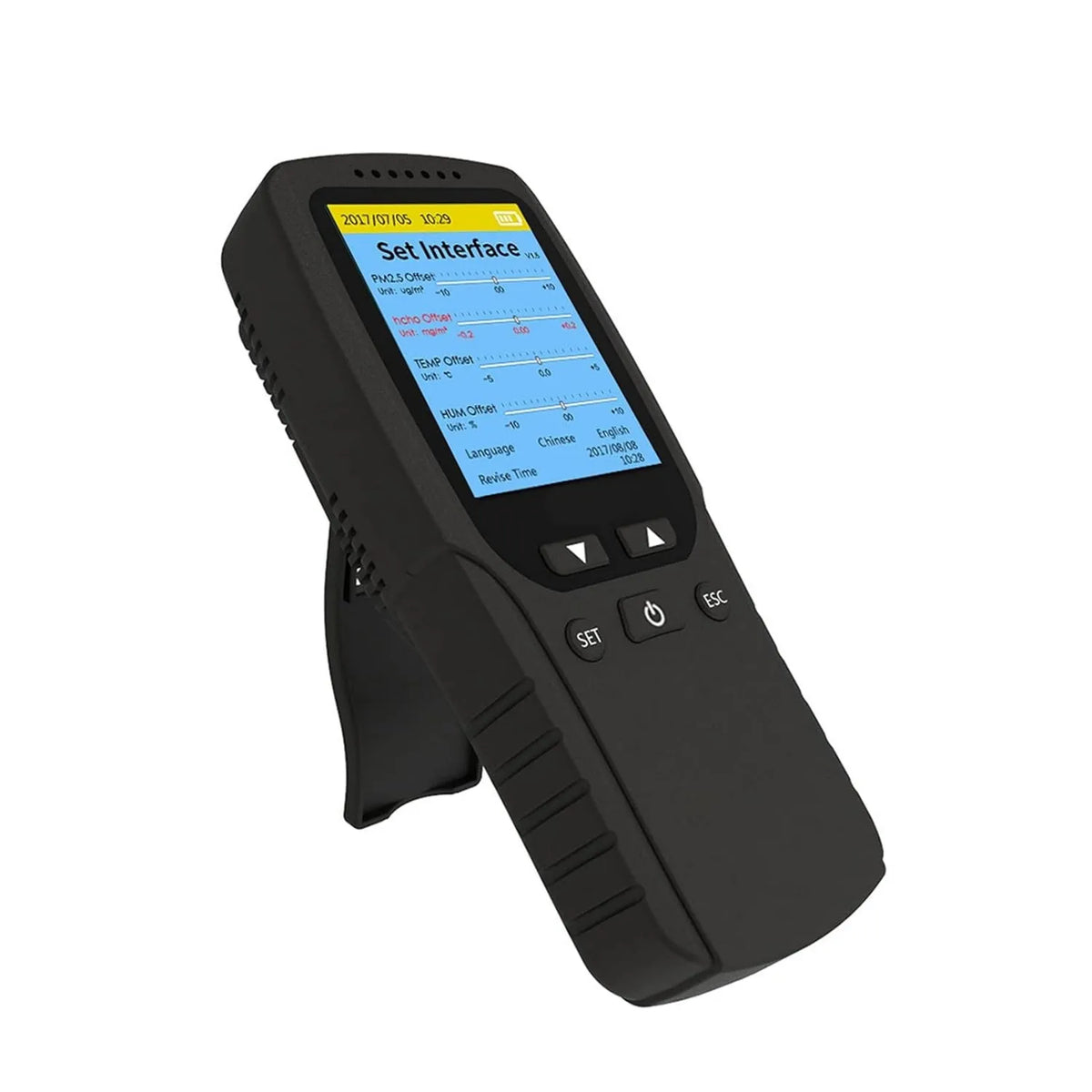KJUEQ, Detektor, przenośny, tester jakości powietrza, 2 strefy temperatur