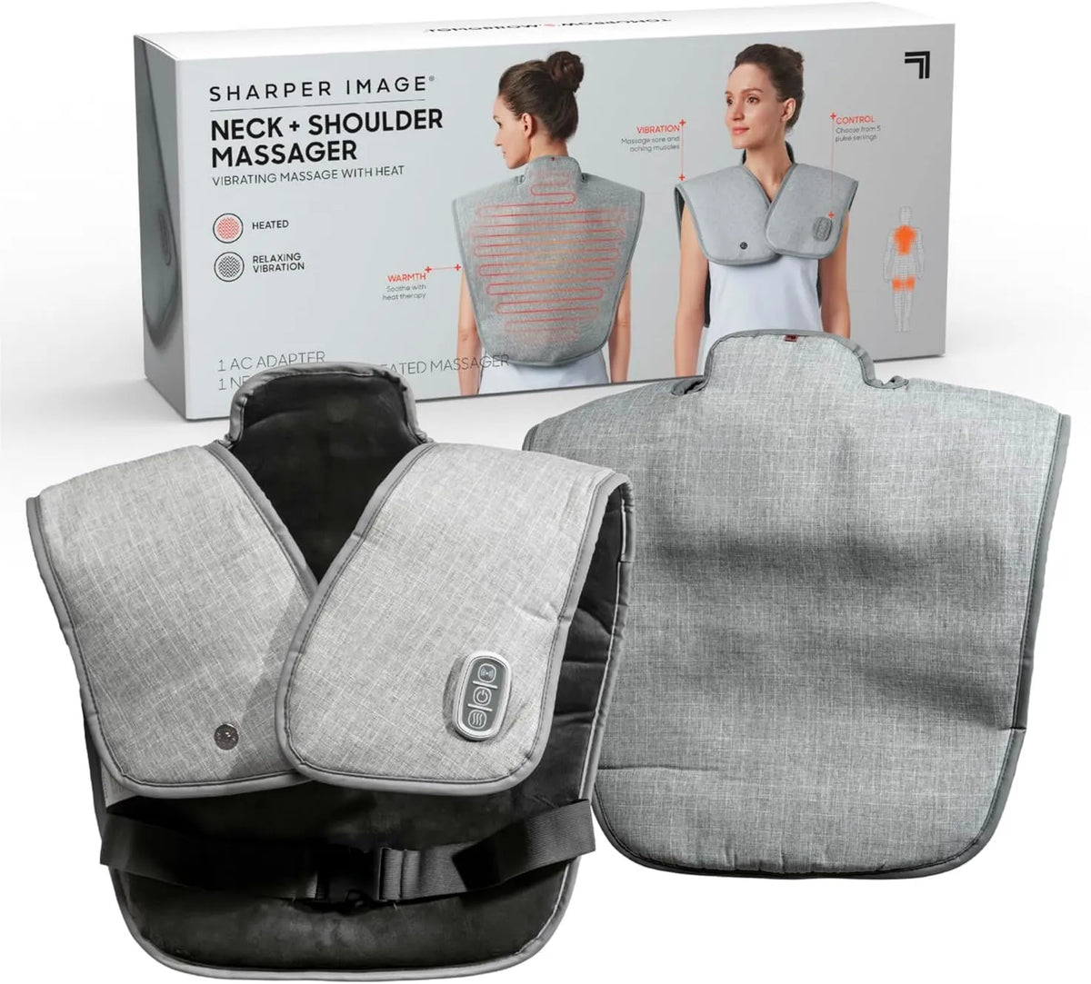 Sharper Image, Owinięcie szyi w ramię i wibracyjne, IMAGE, 5 trybów masażu