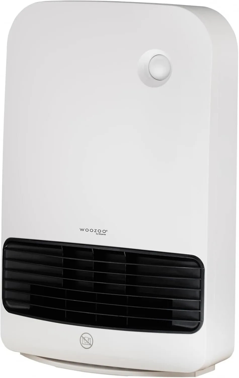 Iris Ohyama, Elektryczny grzejnik JCH- 15TD4, 90 cm, 1500 W, minutnik, dekoracja salonu, biały, Zegar stopu JCH-15TD4