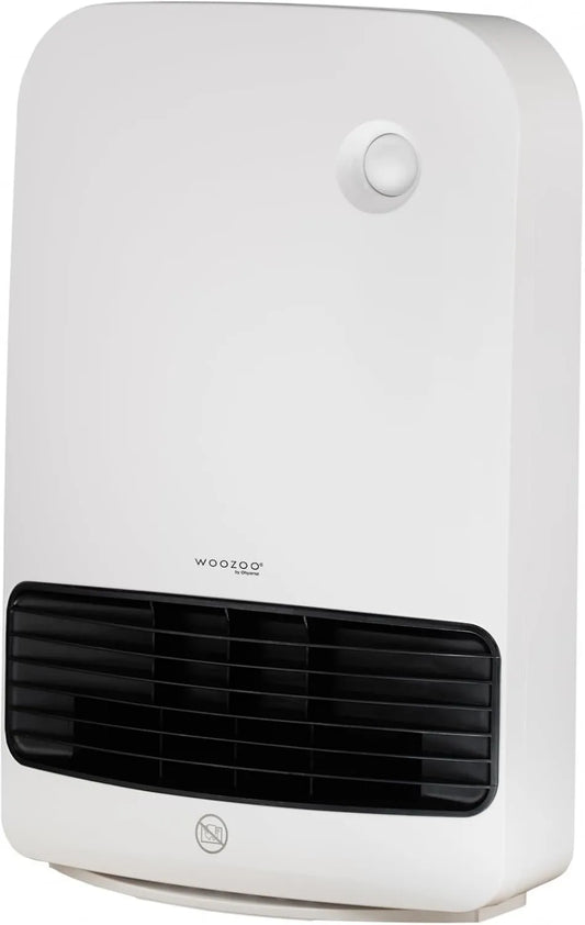 Iris Ohyama, Elektryczny grzejnik JCH- 15TD4, 90 cm, 1500 W, minutnik, dekoracja salonu, biały, Zegar stopu JCH-15TD4