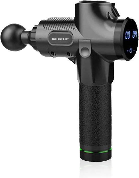 TECH DISCOUNT, Zestaw elektryczny pistolet do masażu do profesjonalnego rozluźnienia mięśni Elektryczne mięśnie Elektryczne Relaksacja mięśni 4 Bag głowy przechowywania