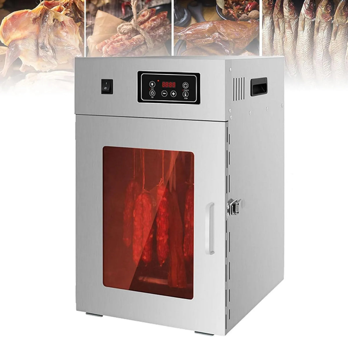 SaryEdge suszarka do żywności, suszarka, dehydrater żywności, 30 do 90°C, profesjonalne, stal nierdzewna