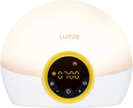Lumie, dla lepszego snu, Bodyclock Rise 100 Wake- up Światło, Lekki budzik wyposażony w wschód i zachód słońca, lepiej obudzić i
