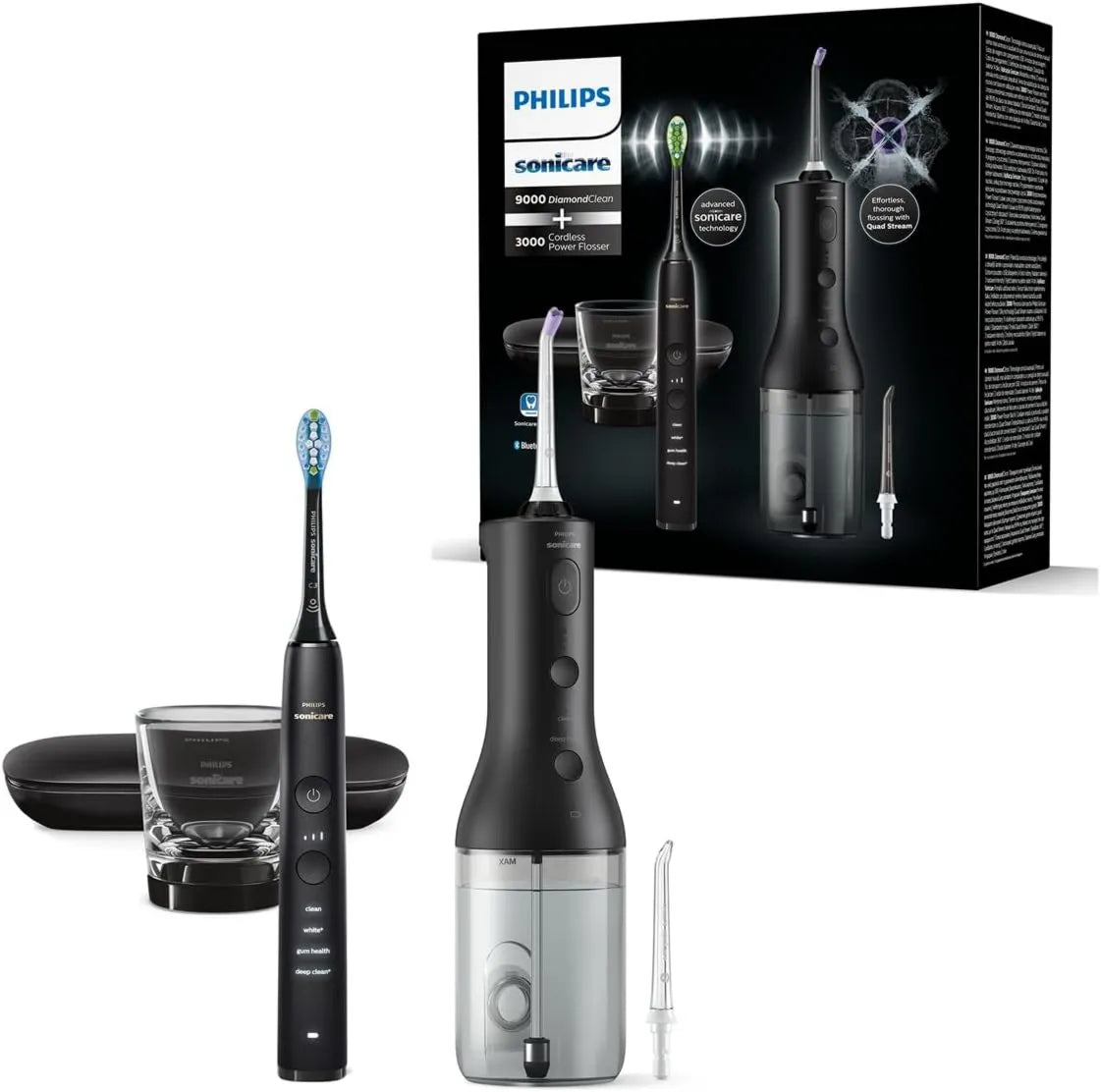 PHILIPS, HX3886 / 43 szczoteczka do zębów, wielokrotnego ładowania, płyta IPS, bezprzewodowy, czarny HX3886/43