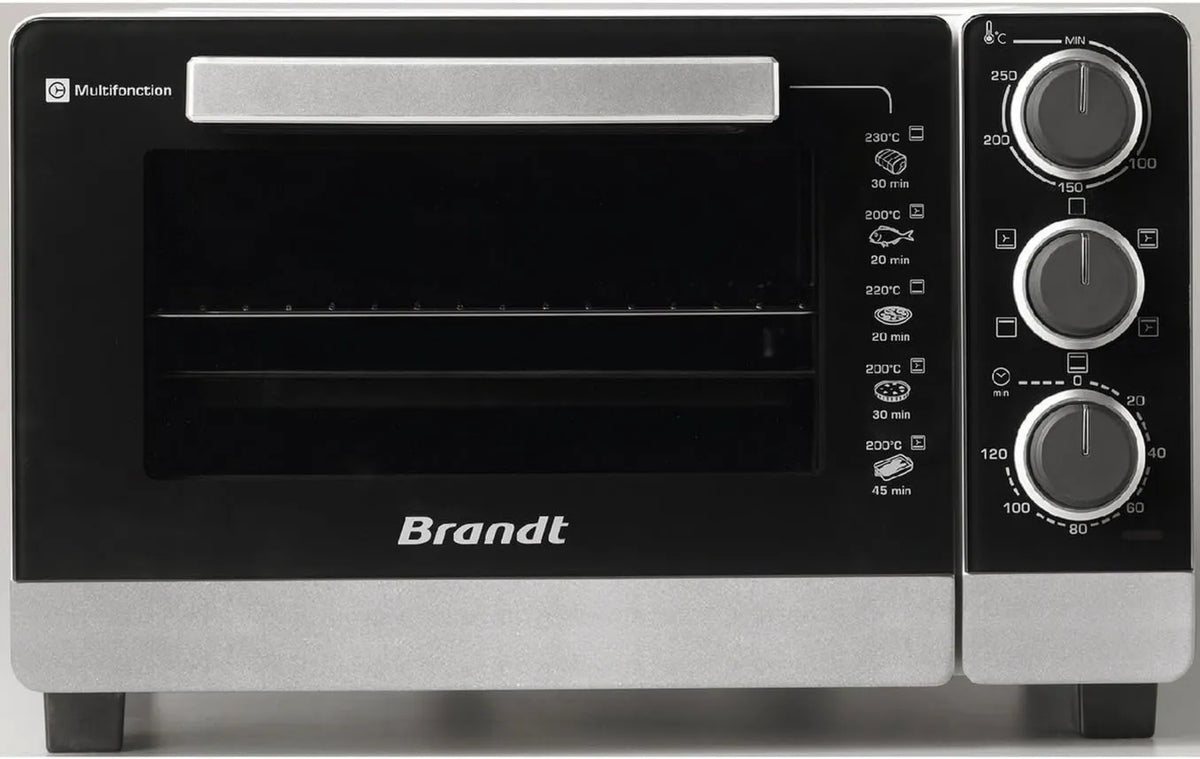 BRANDT mini piekarnik, Four 21 l FC217MS, 21 l, kompaktowy, MINI