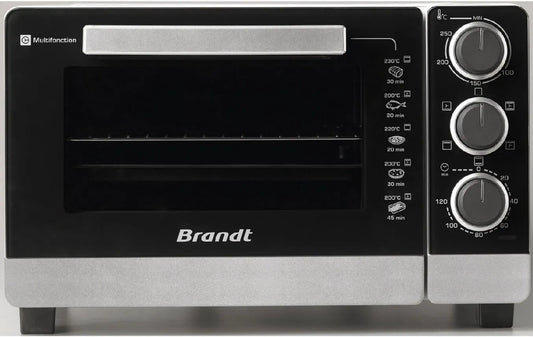 BRANDT mini piekarnik, Four 21 l FC217MS, 21 l, kompaktowy, MINI