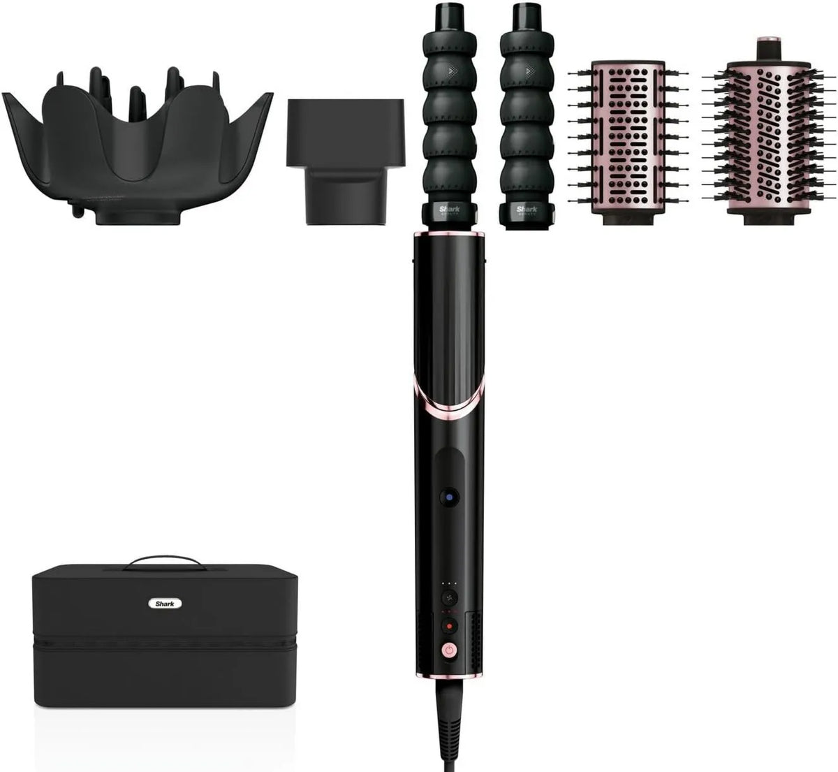 Shark, 5- in-1 HD440EU FlexStyle 5- in-1 Air Styler i suszarka do włosów HD440EU czarny / Rose 5-en-1