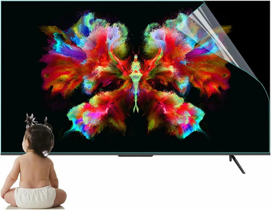 GLJTUO, Inteligentny telewizor 48in, 75 cali, 1056x596 mm, TV, LCD ekran, Pet- Rayed Anti-Pitch Film do LCD, LED, niebieski filtr światła dla