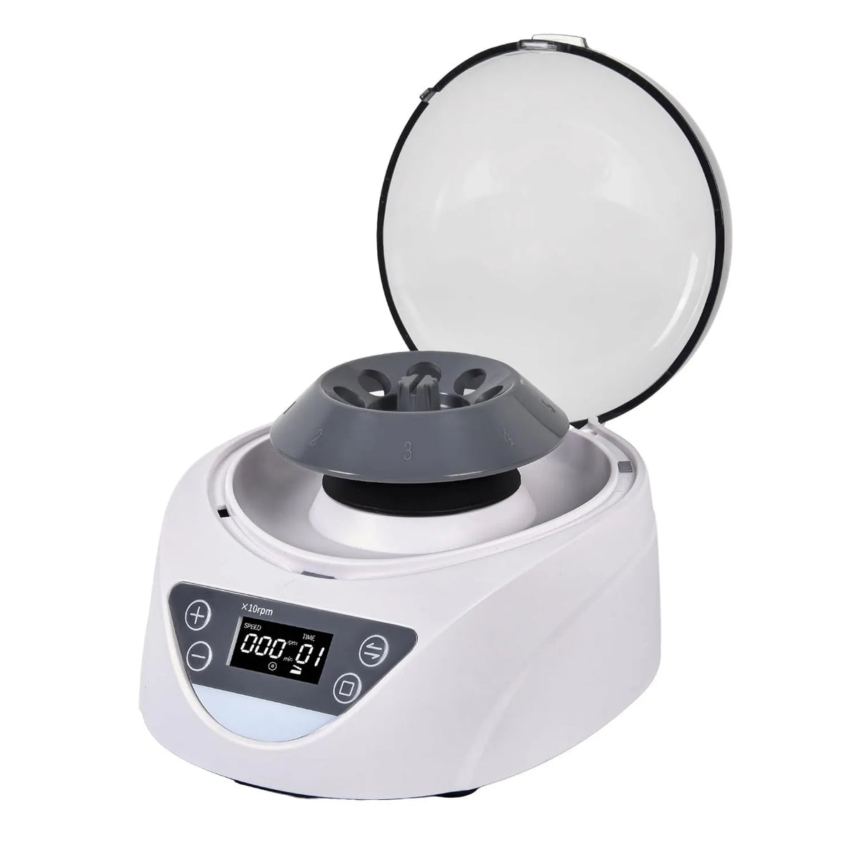 LACHOI sokowirówka, max 7245 × g, mini wirówki laboratoryjne z wyświetlaczem LCD 100- 120000 obr. / min, licznik od 1 do 99 min, wirówki laboratoryjne RCF z 2