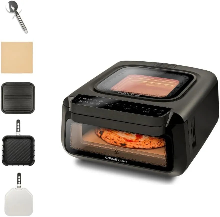 G10225 G3 piec do pizzy, 2100 W, sterowanie dotykowe, Ferrari Krispy piec do pizzy i frytkownica beztłuszczowa, technologia HOBLO